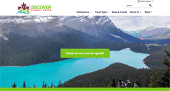 Desktop Screenshot of discovercanadatours.com